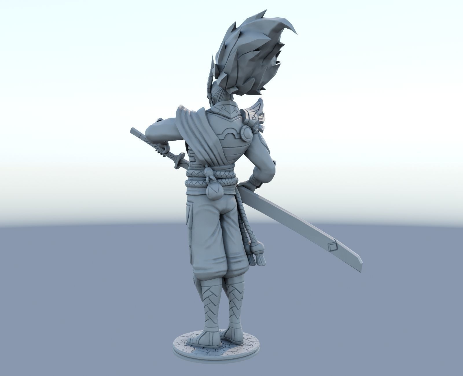 yasuo blood moon League of Legends 3D print model 3D print model_5