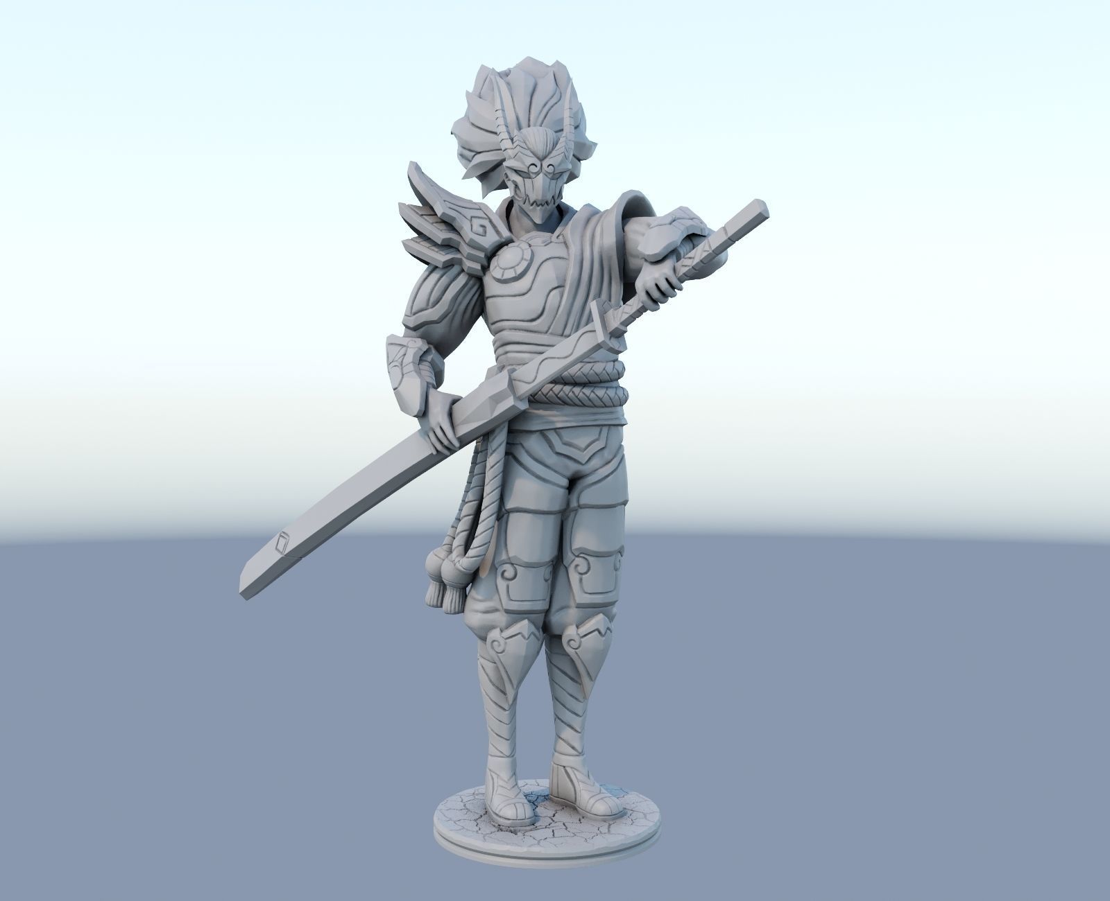 yasuo blood moon League of Legends 3D print model 3D print model_1