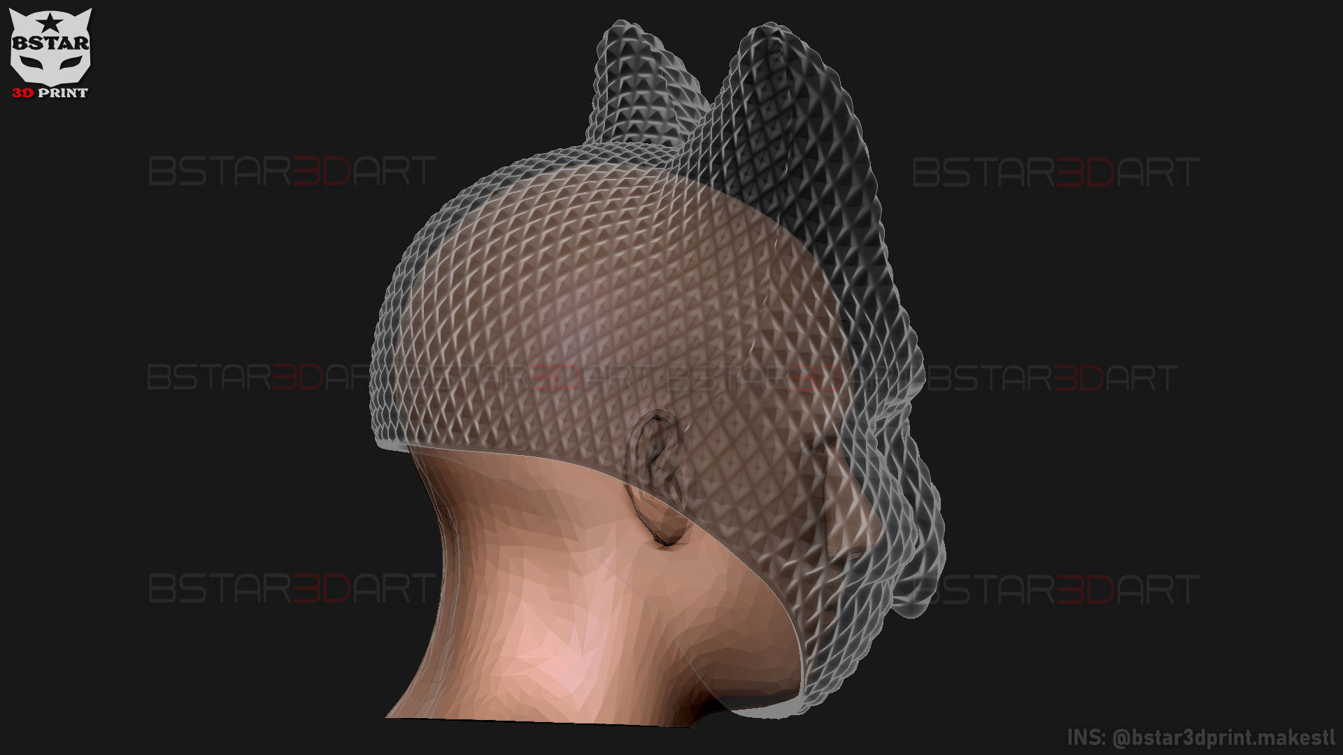 Squid Game Mask - Boss Mask Cosplay 3D print model_23