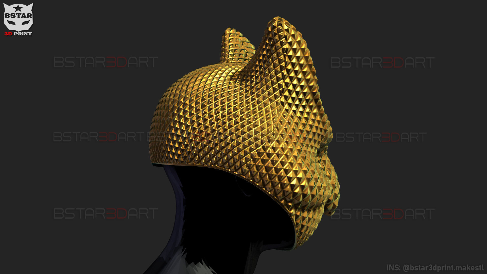 Squid Game Mask - Boss Mask Cosplay 3D print model_4