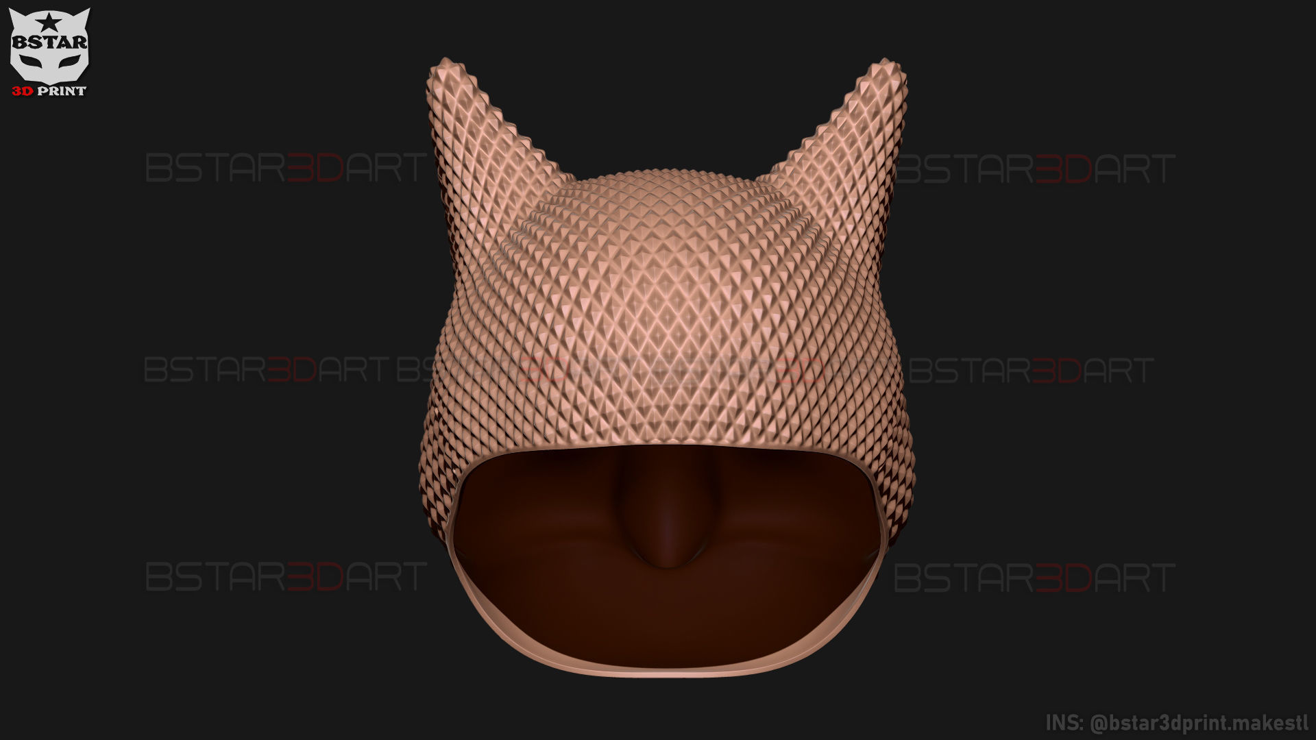 Squid Game Mask - Boss Mask Cosplay 3D print model_17