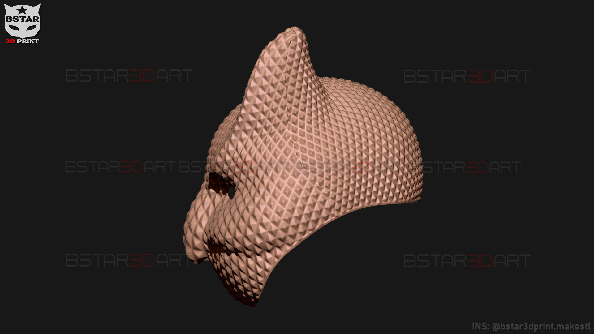 Squid Game Mask - Boss Mask Cosplay 3D print model_16