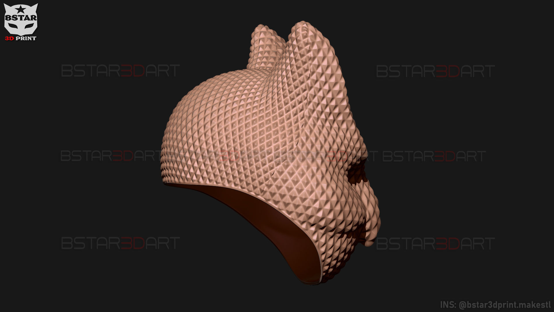 Squid Game Mask - Boss Mask Cosplay 3D print model_18