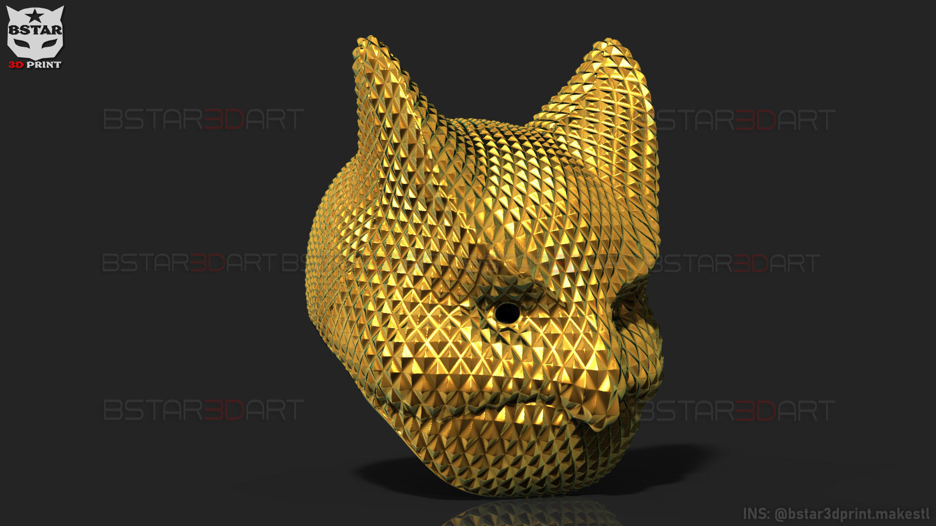 Squid Game Mask - Boss Mask Cosplay 3D print model_11