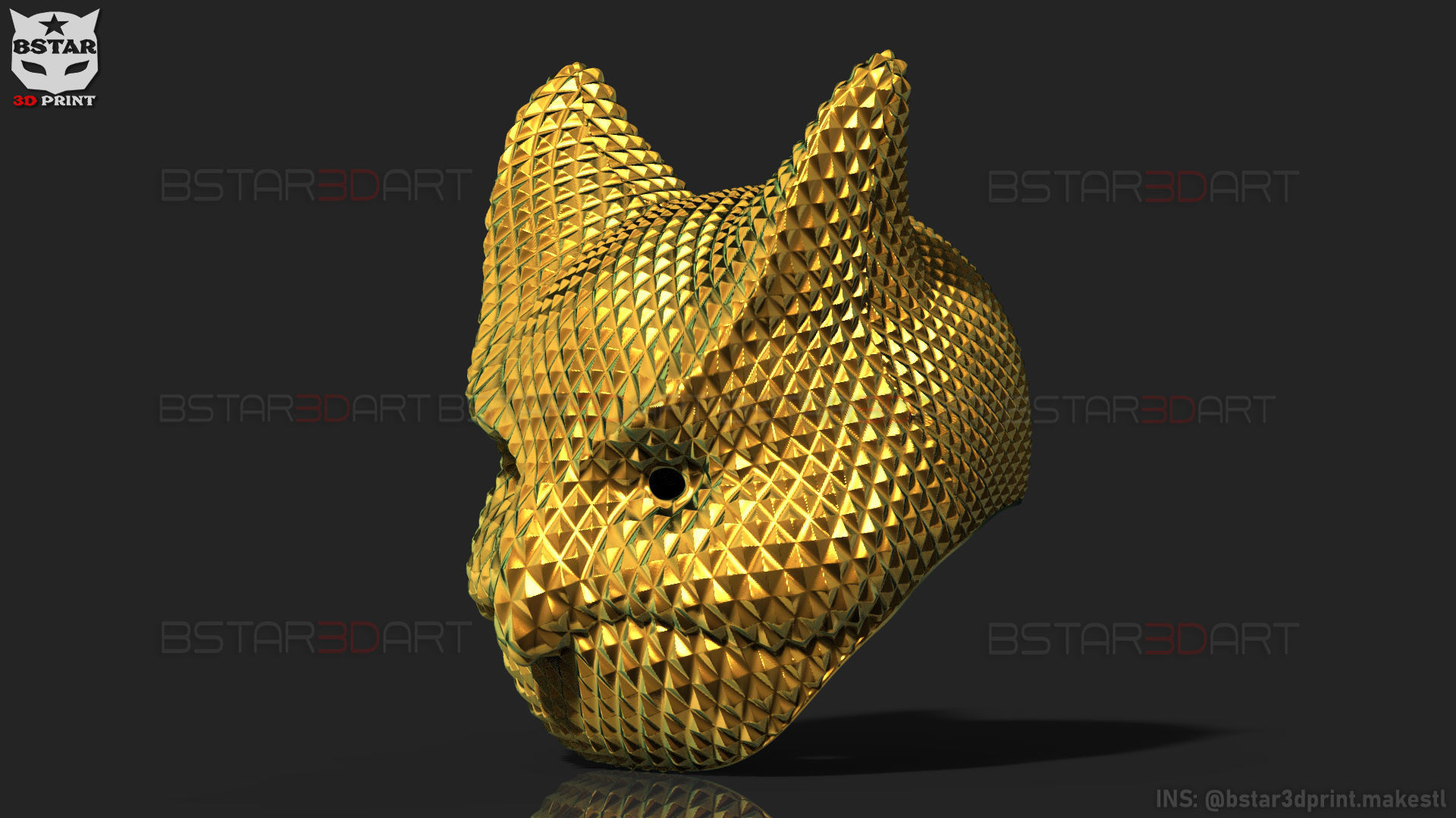 Squid Game Mask - Boss Mask Cosplay 3D print model_8