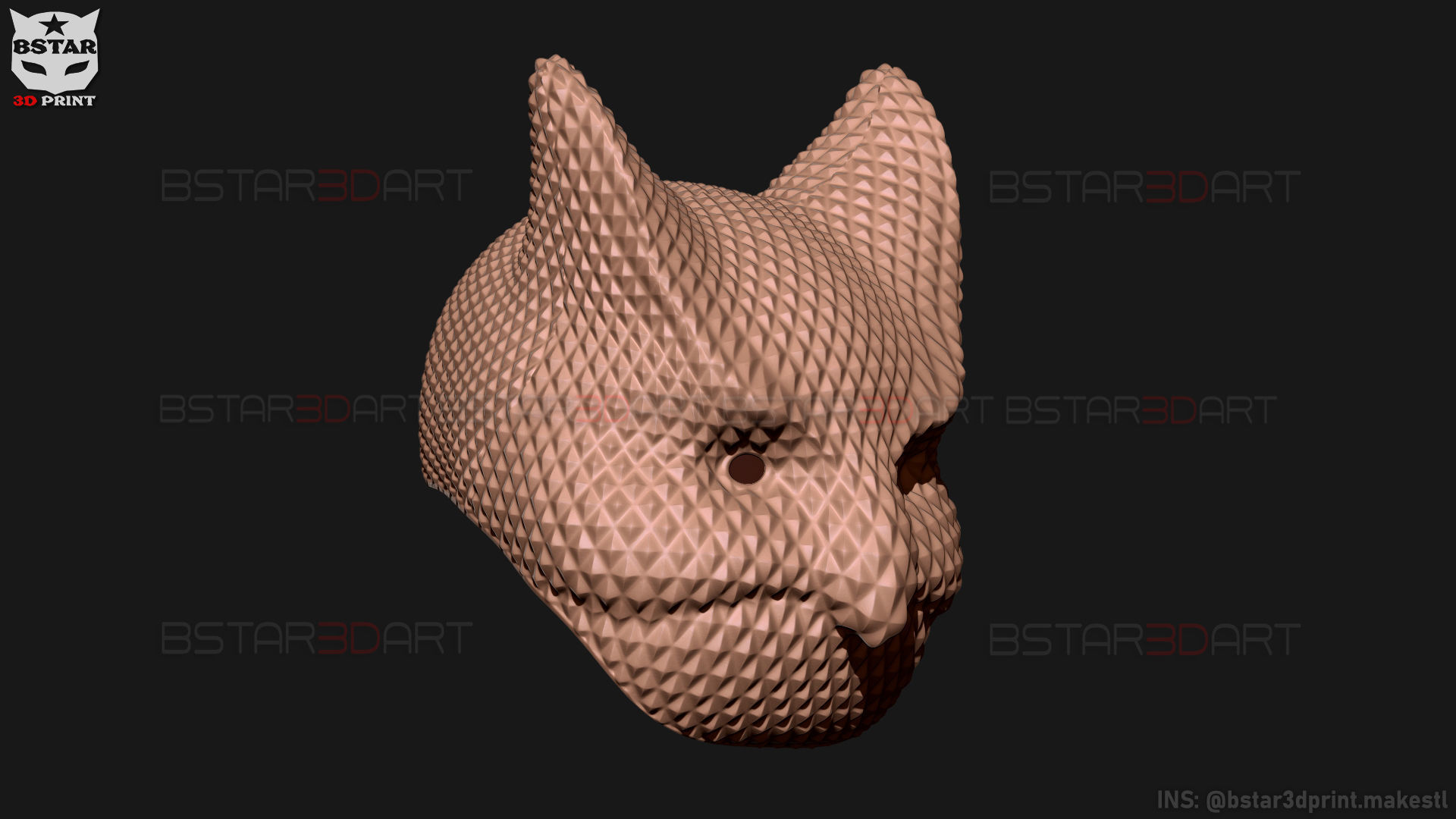 Squid Game Mask - Boss Mask Cosplay 3D print model_19