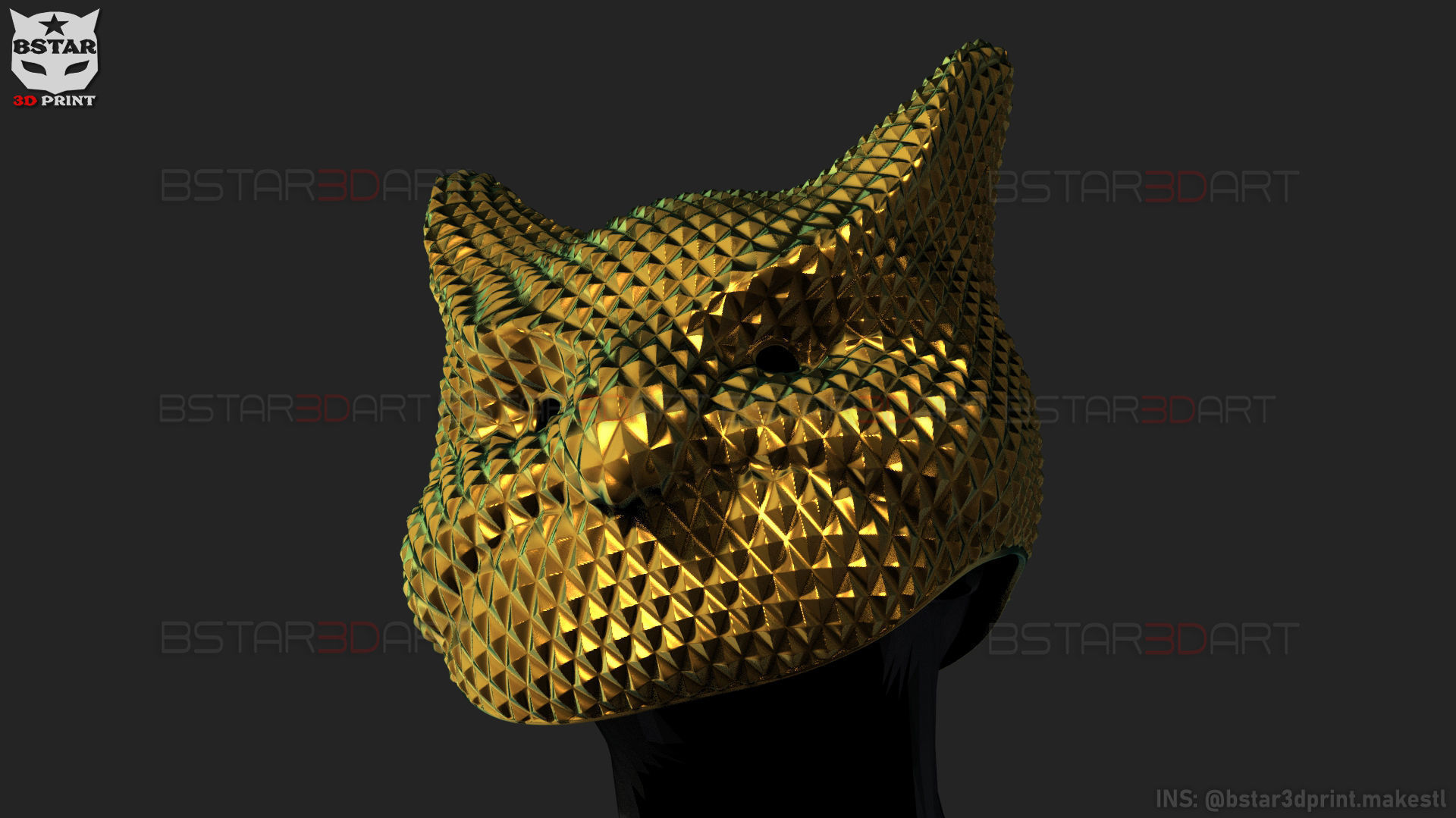 Squid Game Mask - Boss Mask Cosplay 3D print model_6