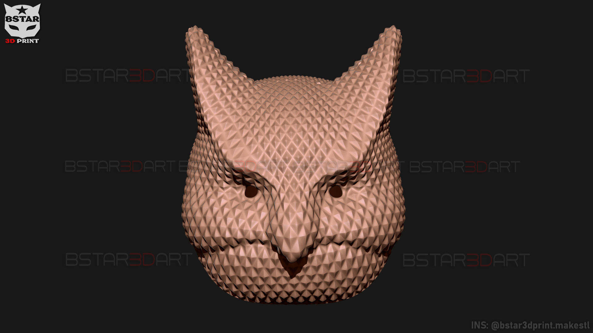 Squid Game Mask - Boss Mask Cosplay 3D print model_14