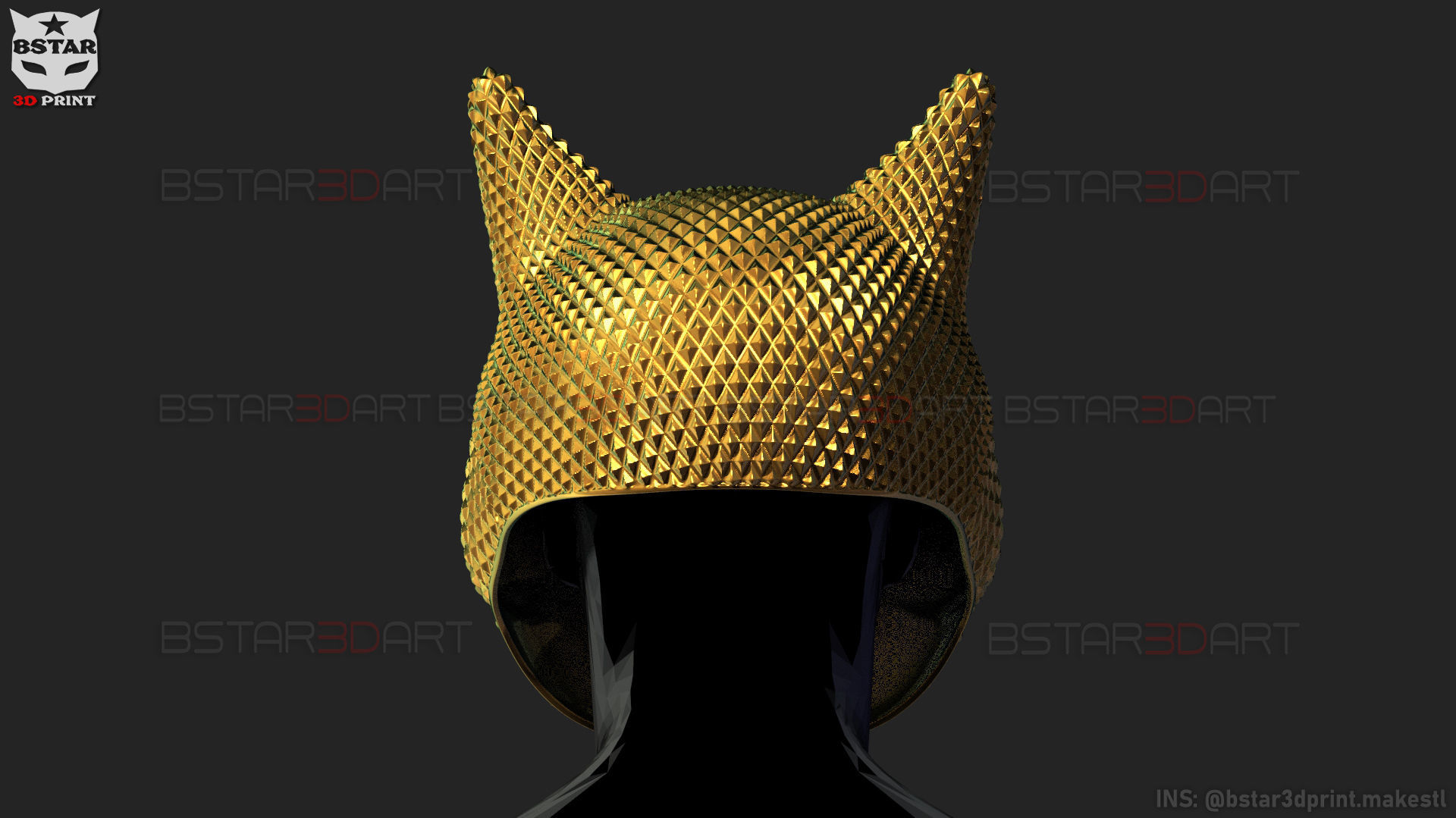 Squid Game Mask - Boss Mask Cosplay 3D print model_3