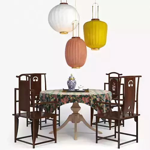 CHINOISERIE DINING TABLE