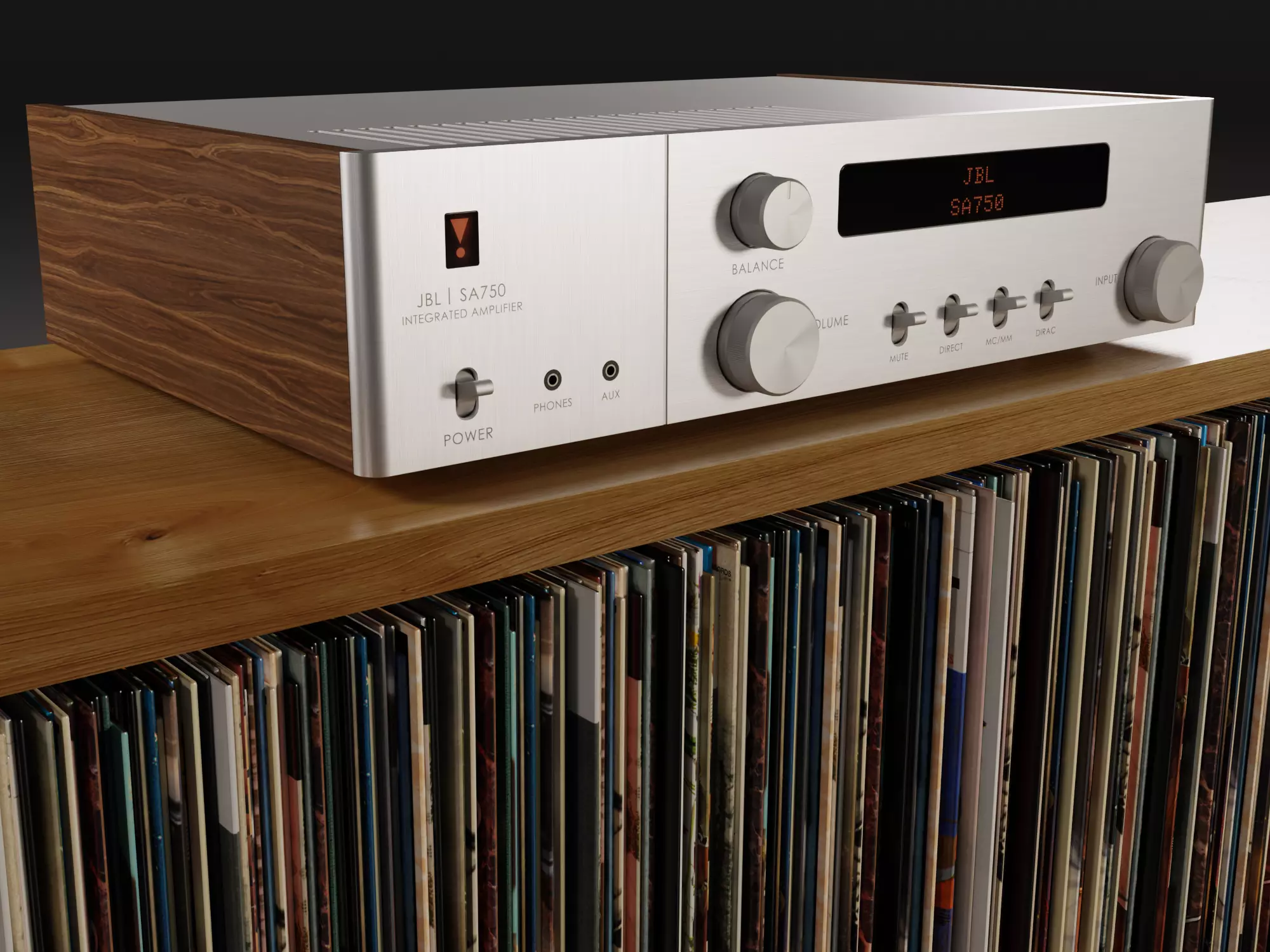 JBL AS 750 Integrated Amplifier 3D model