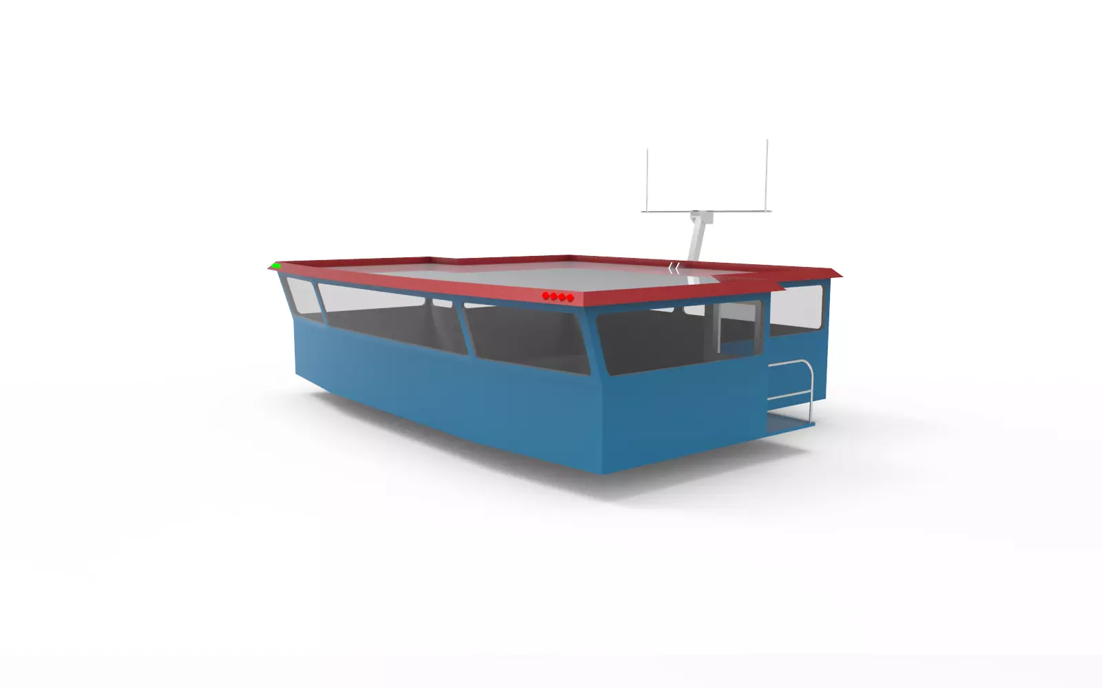 wheelhouse ship 3D model_0