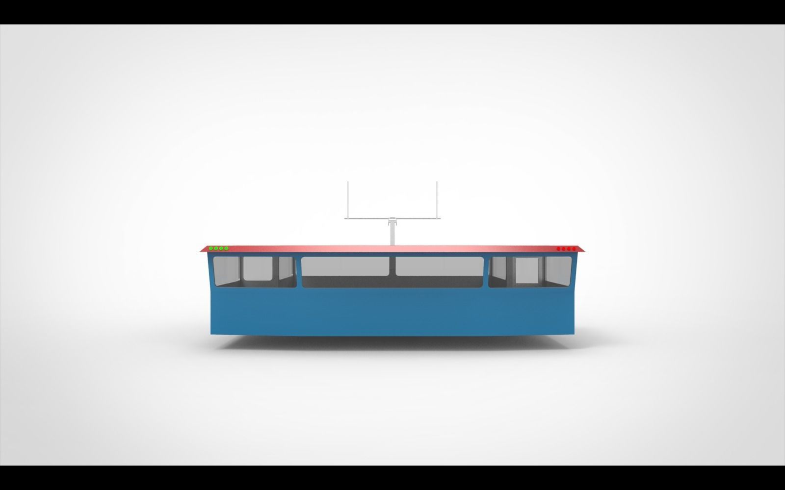 wheelhouse ship 3D model_3