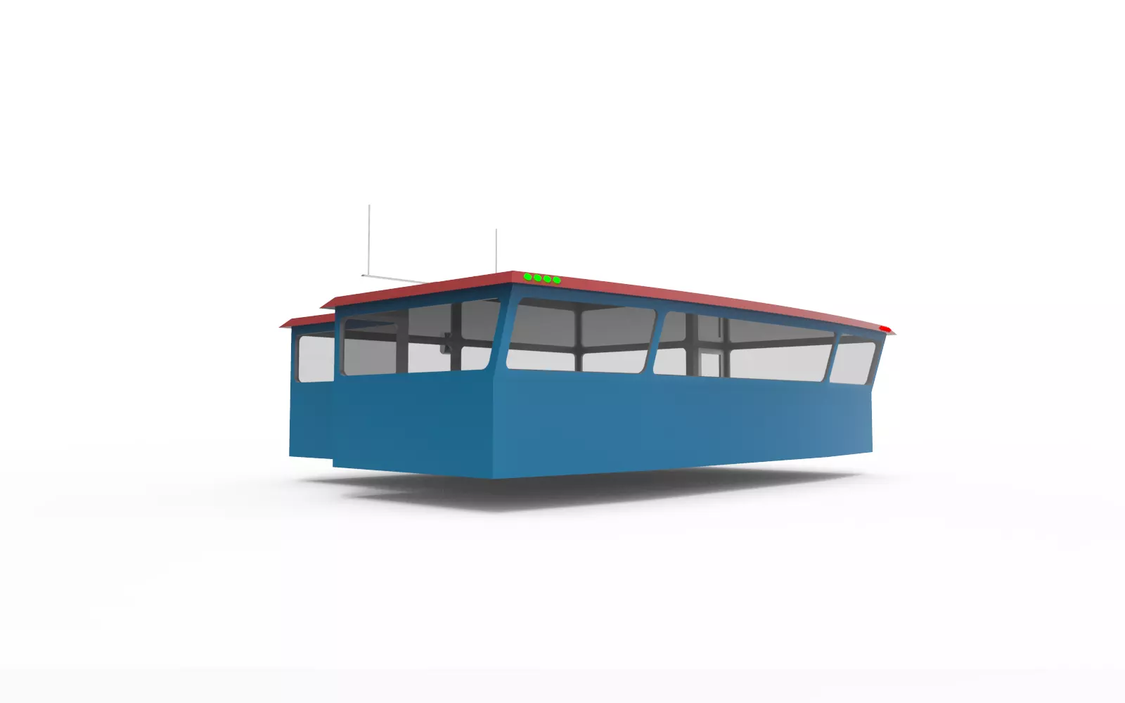 wheelhouse ship 3D model