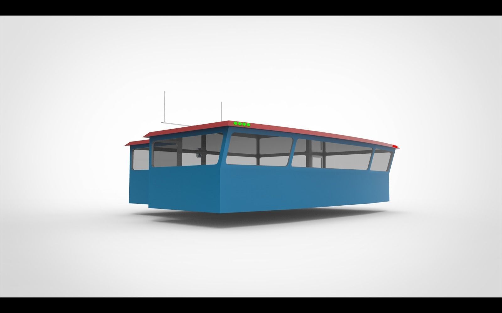 wheelhouse ship 3D model_1