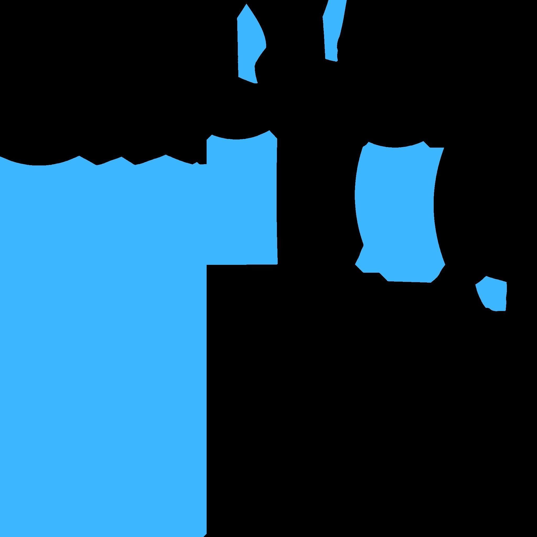 Star Wars Lightsaber Crossguard 02 Blue - SciFi Weapon Low-poly 3D model_18