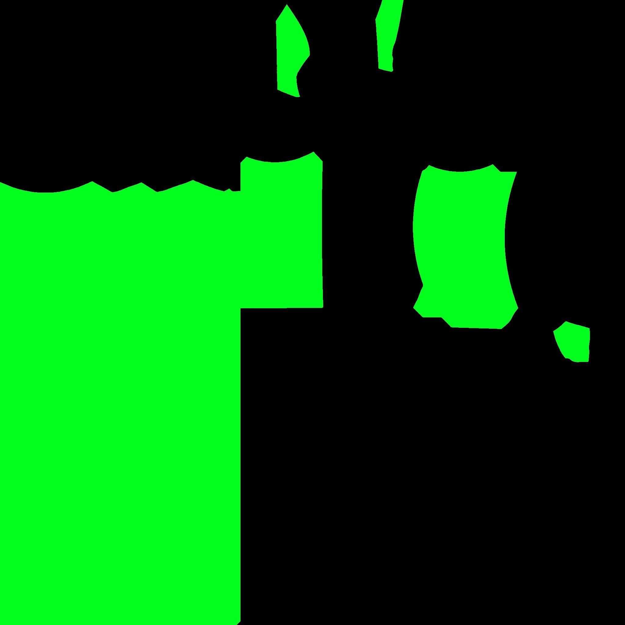 Star Wars Lightsaber Crossguard 04 Green - SciFi Weapon Low-poly 3D model_17