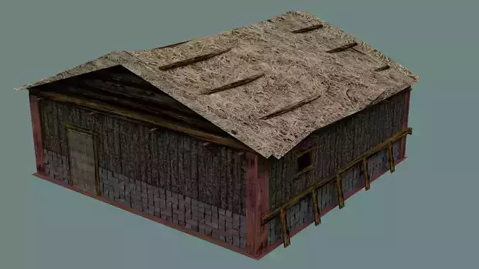 Detailed Medieval Village House