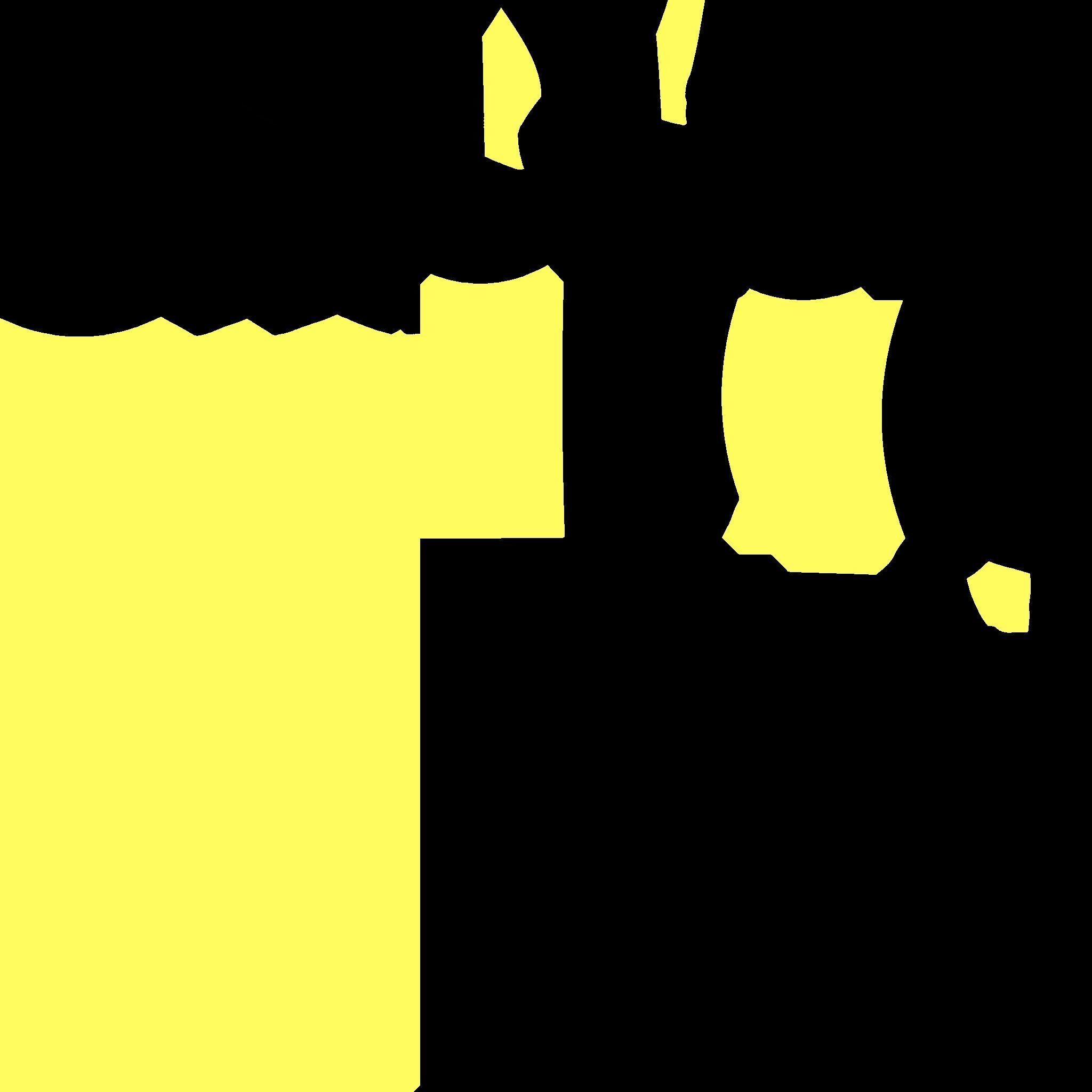 Star Wars Lightsaber Crossguard 05 Yellow - SciFi Weapon Low-poly 3D model_17