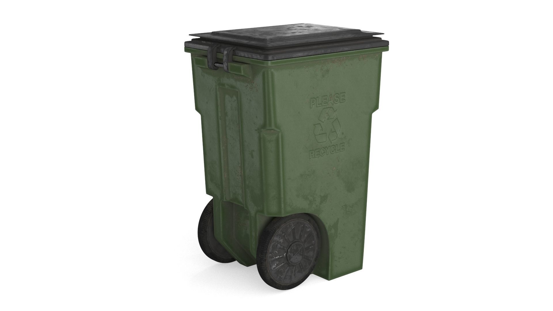 Garbage Trash Set Low-poly 3D model_48