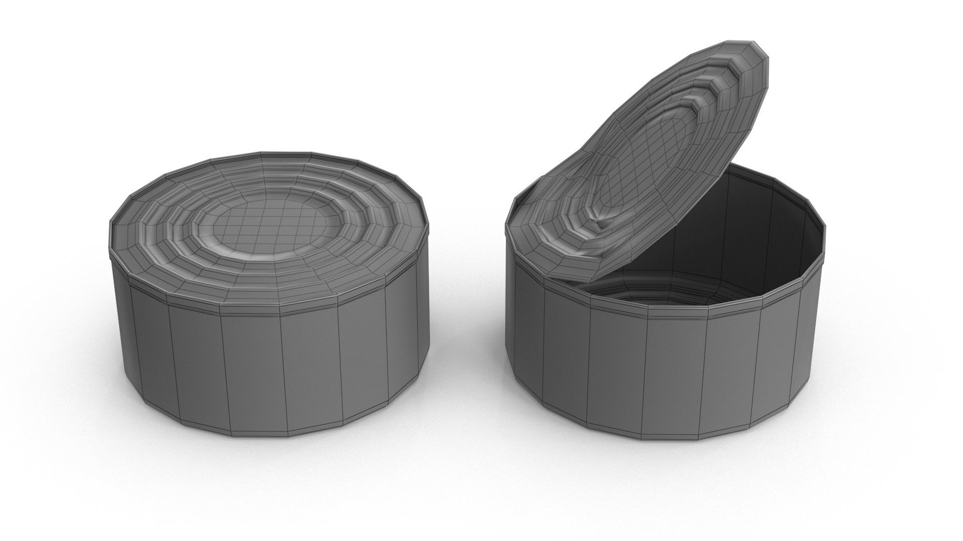 Garbage Trash Set Low-poly 3D model_27