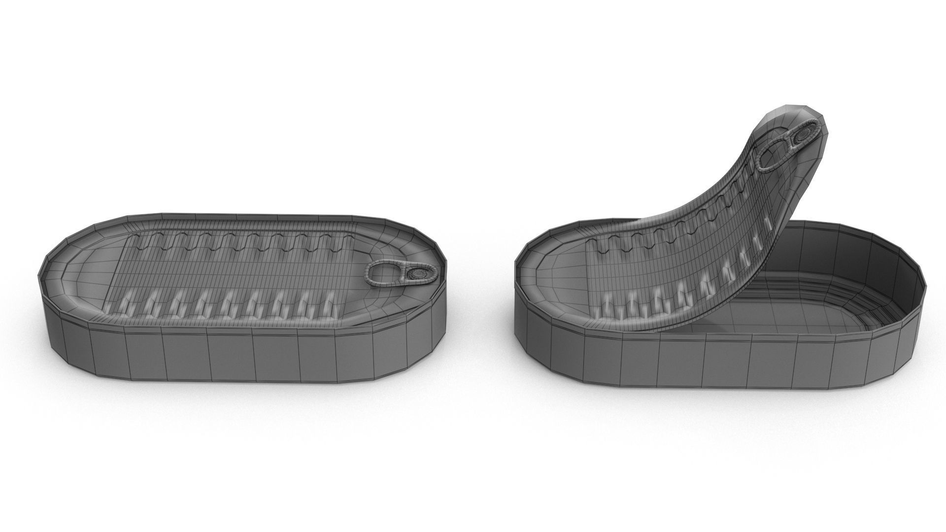 Garbage Trash Set Low-poly 3D model_31