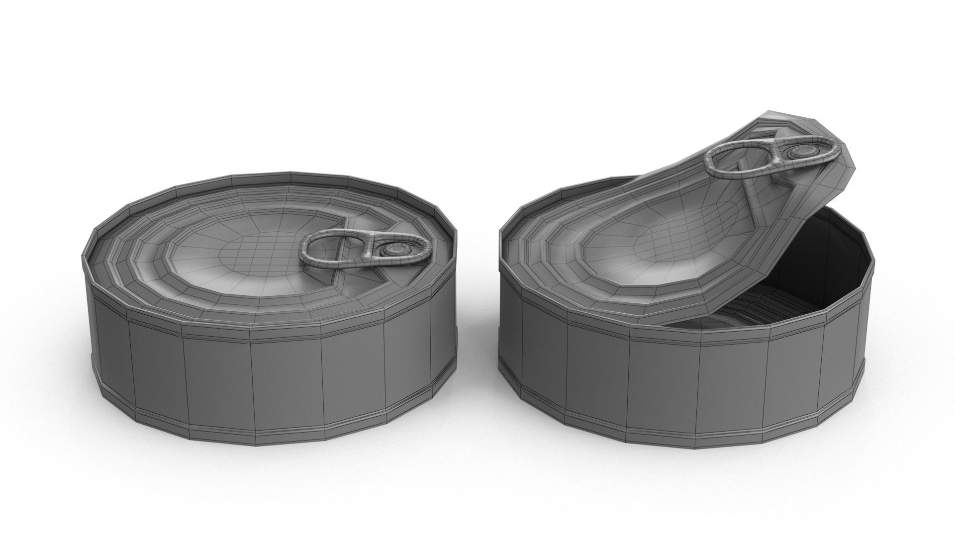 Garbage Trash Set Low-poly 3D model_28