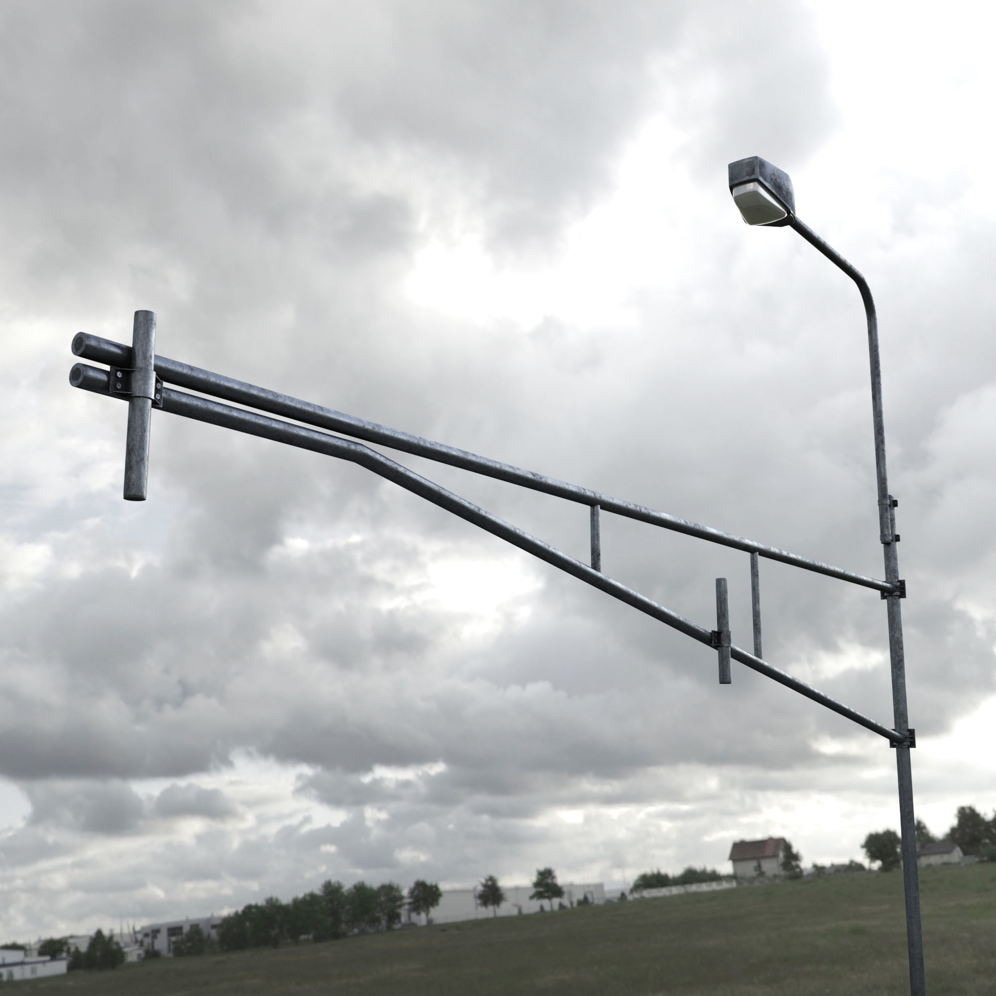 Garbage Trash Set Low-poly 3D model_43