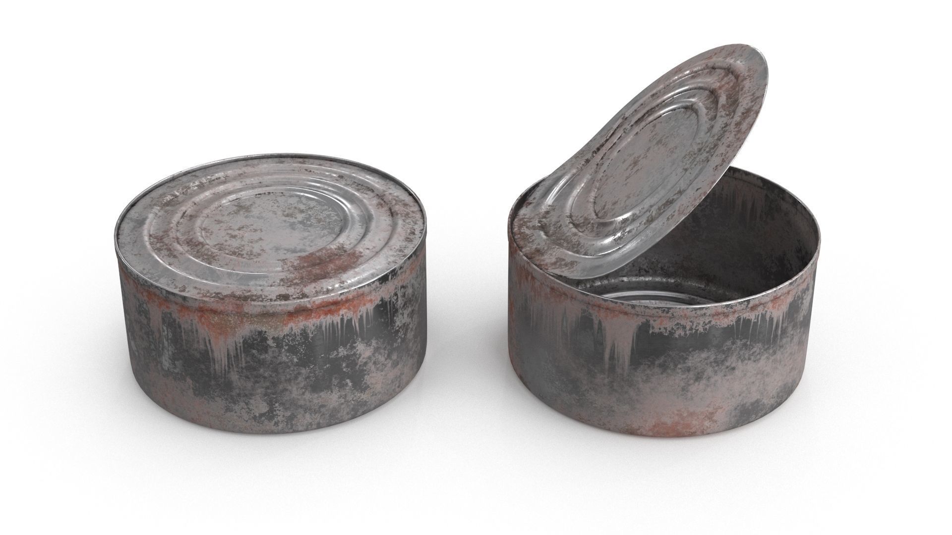 Garbage Trash Set Low-poly 3D model_25