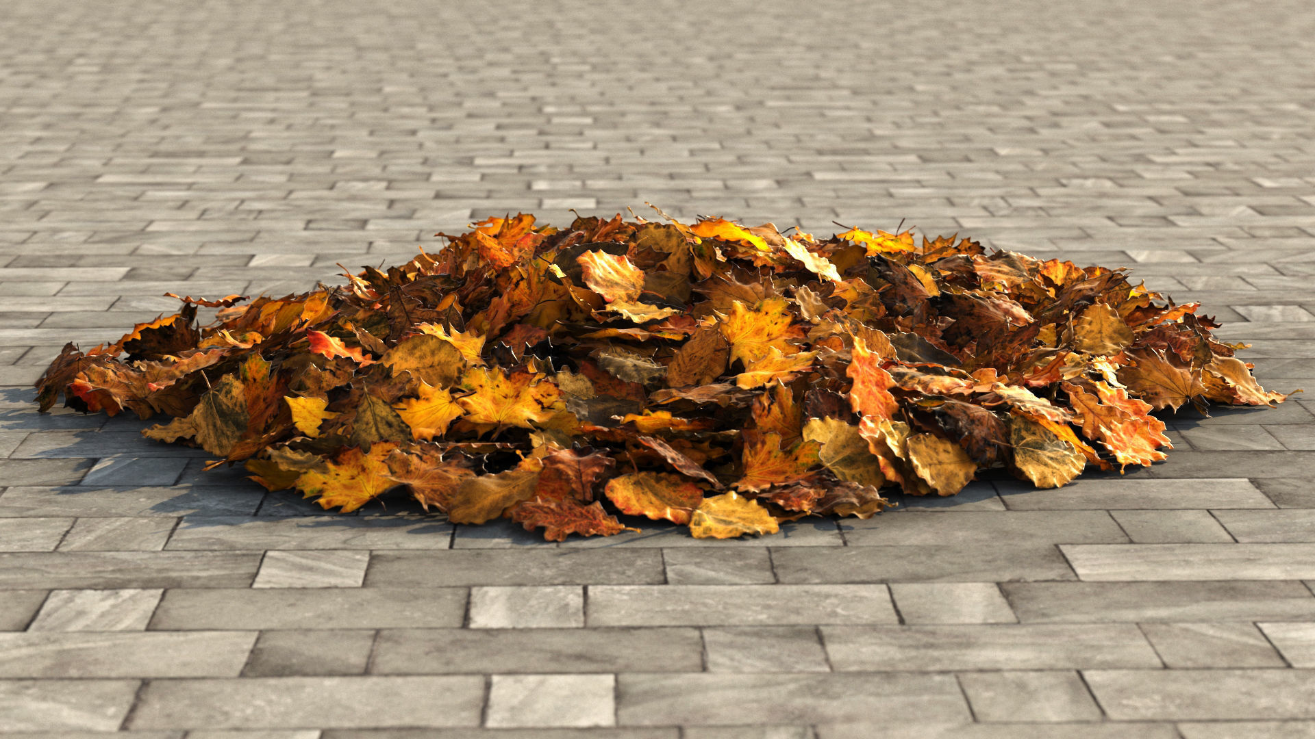 Garbage Trash Set Low-poly 3D model_34