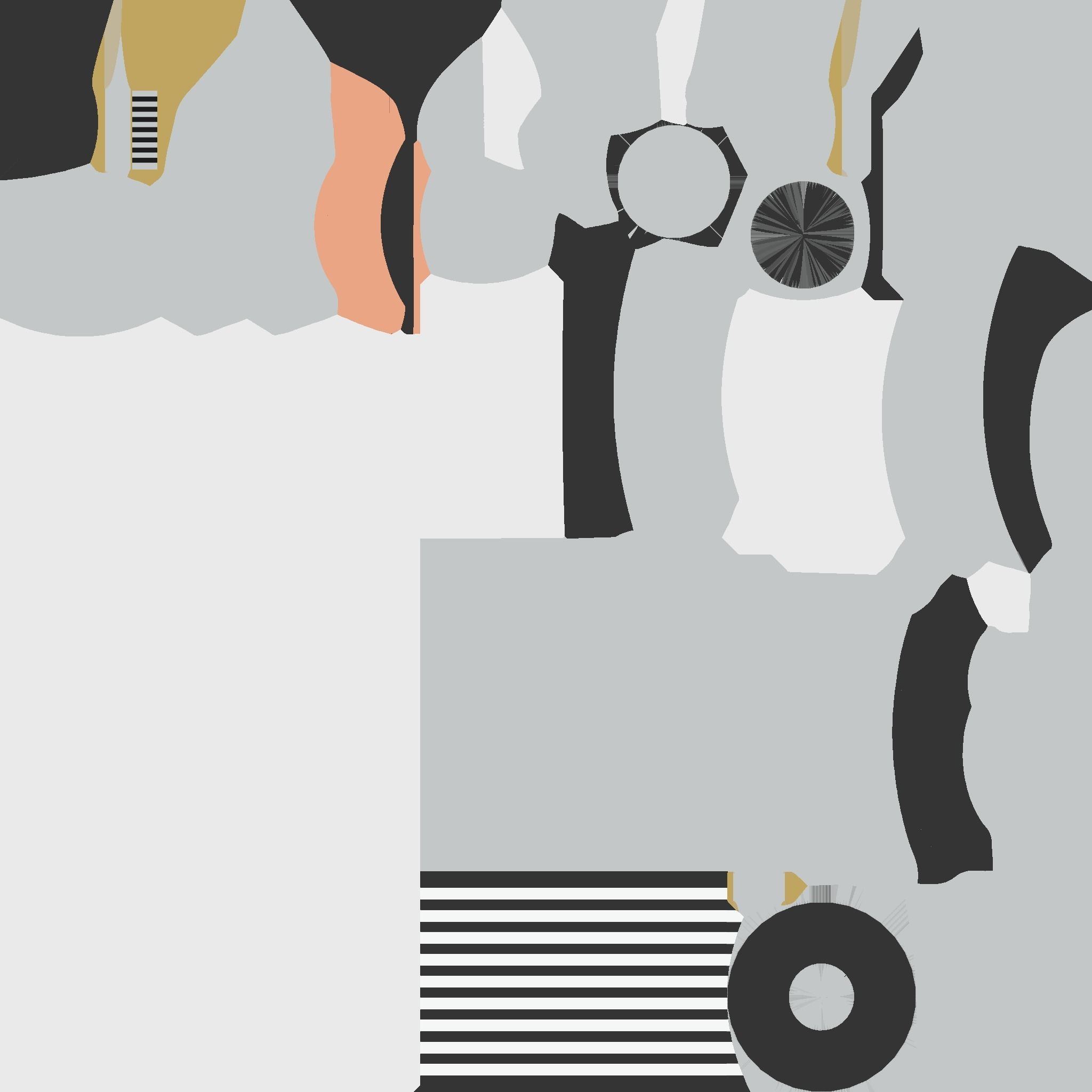 Star Wars Lightsaber Crossguard 06 White - SciFi Weapon Low-poly 3D model_16