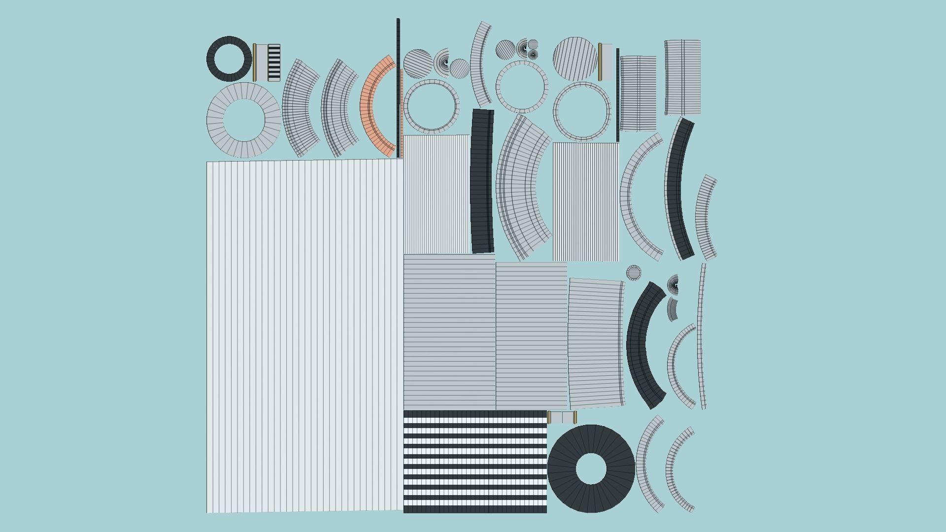 06 Colors Star Wars Lightsaber Crossguard - SciFi Weapon 3D Model Collection_40