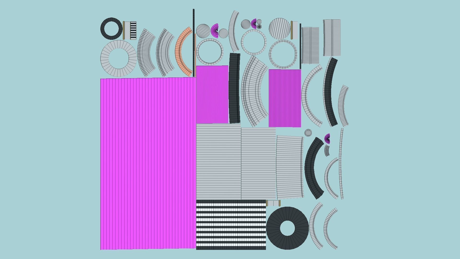 06 Colors Star Wars Lightsaber Crossguard - SciFi Weapon 3D Model Collection_43