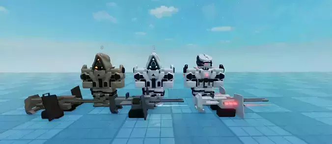 ROBLOX Reaper Soldier RBXM FILE Low-poly 3D model