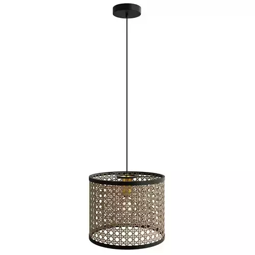 Light rattan pendant