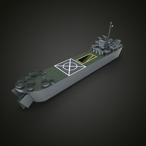 Landing ship tank 3D model | CGTrader