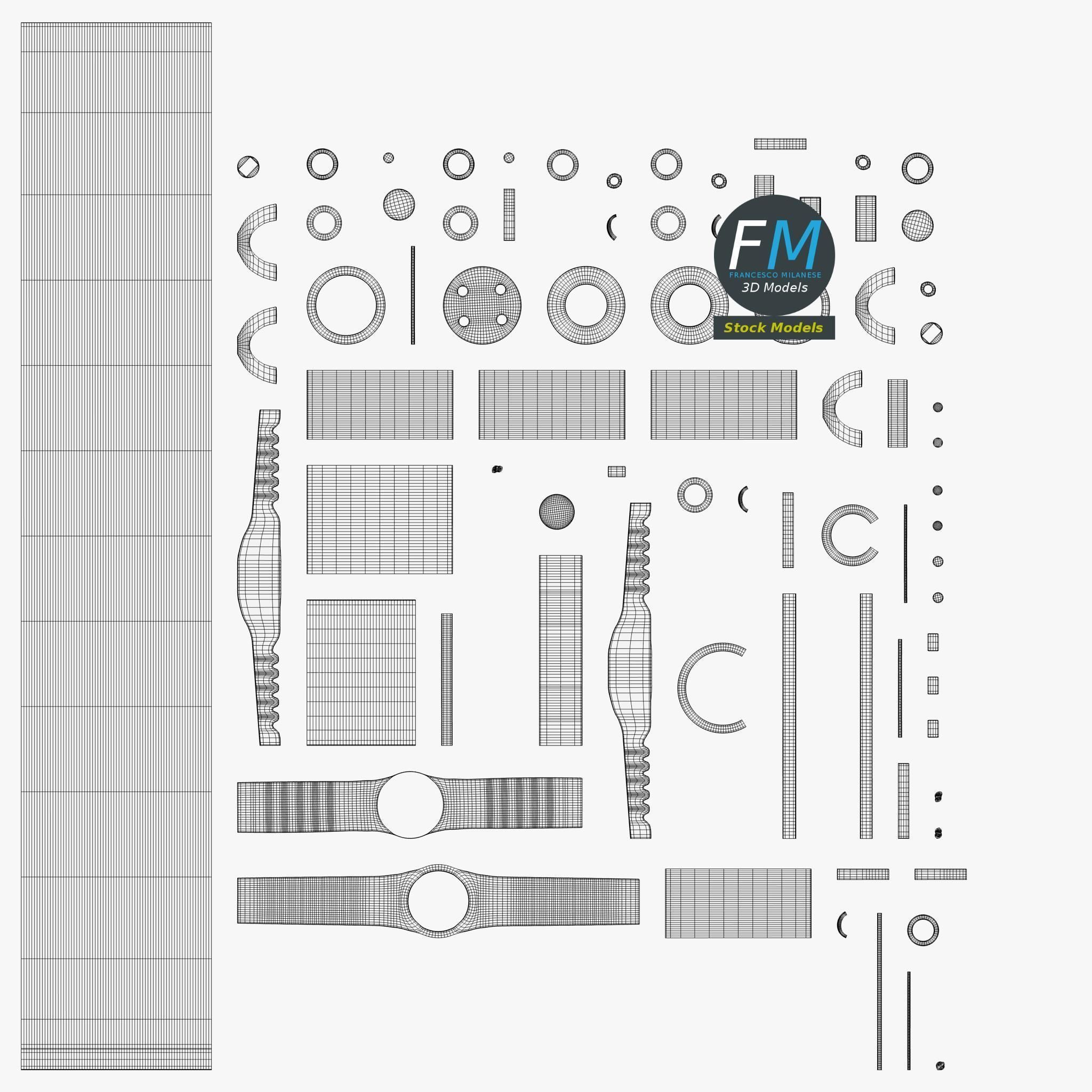 Pogo stick 3D model_11