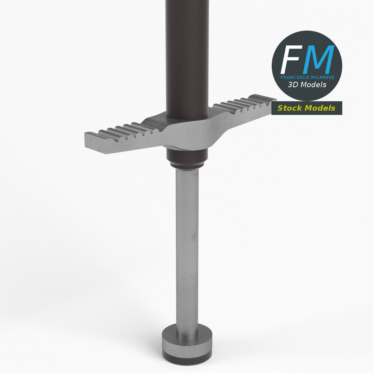 Pogo stick 3D model_4