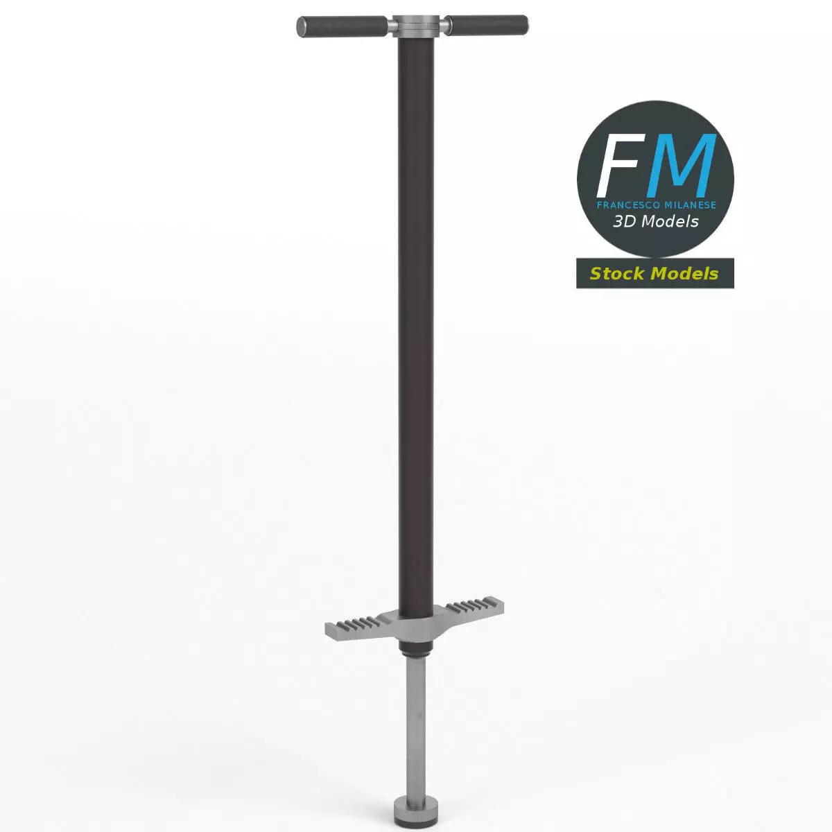 Pogo stick 3D model_0