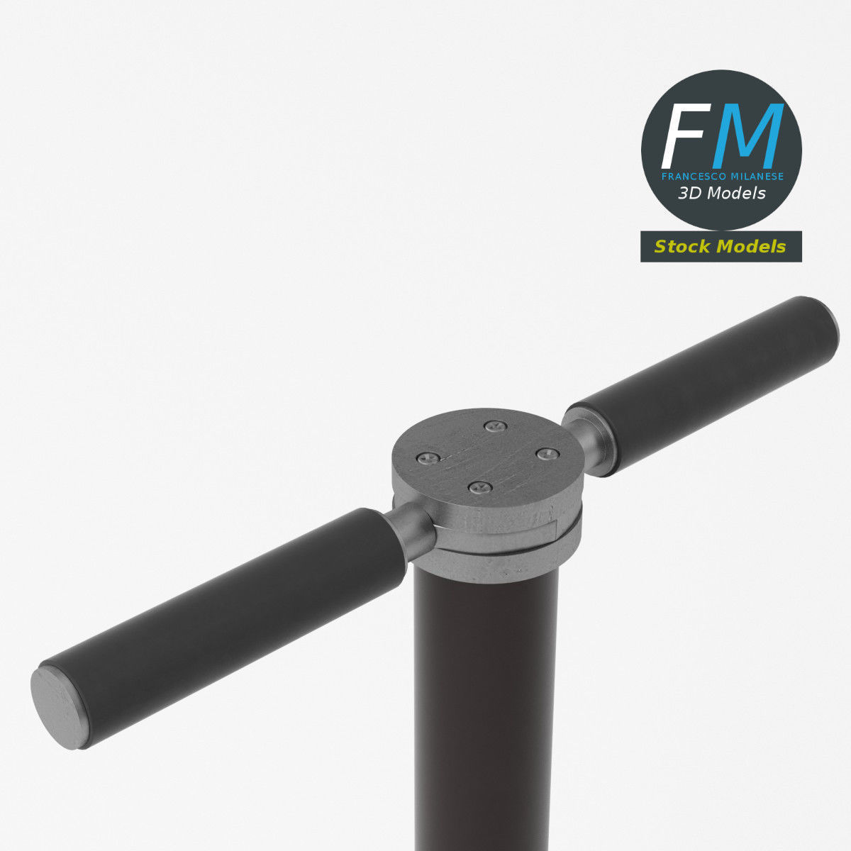 Pogo stick 3D model_5