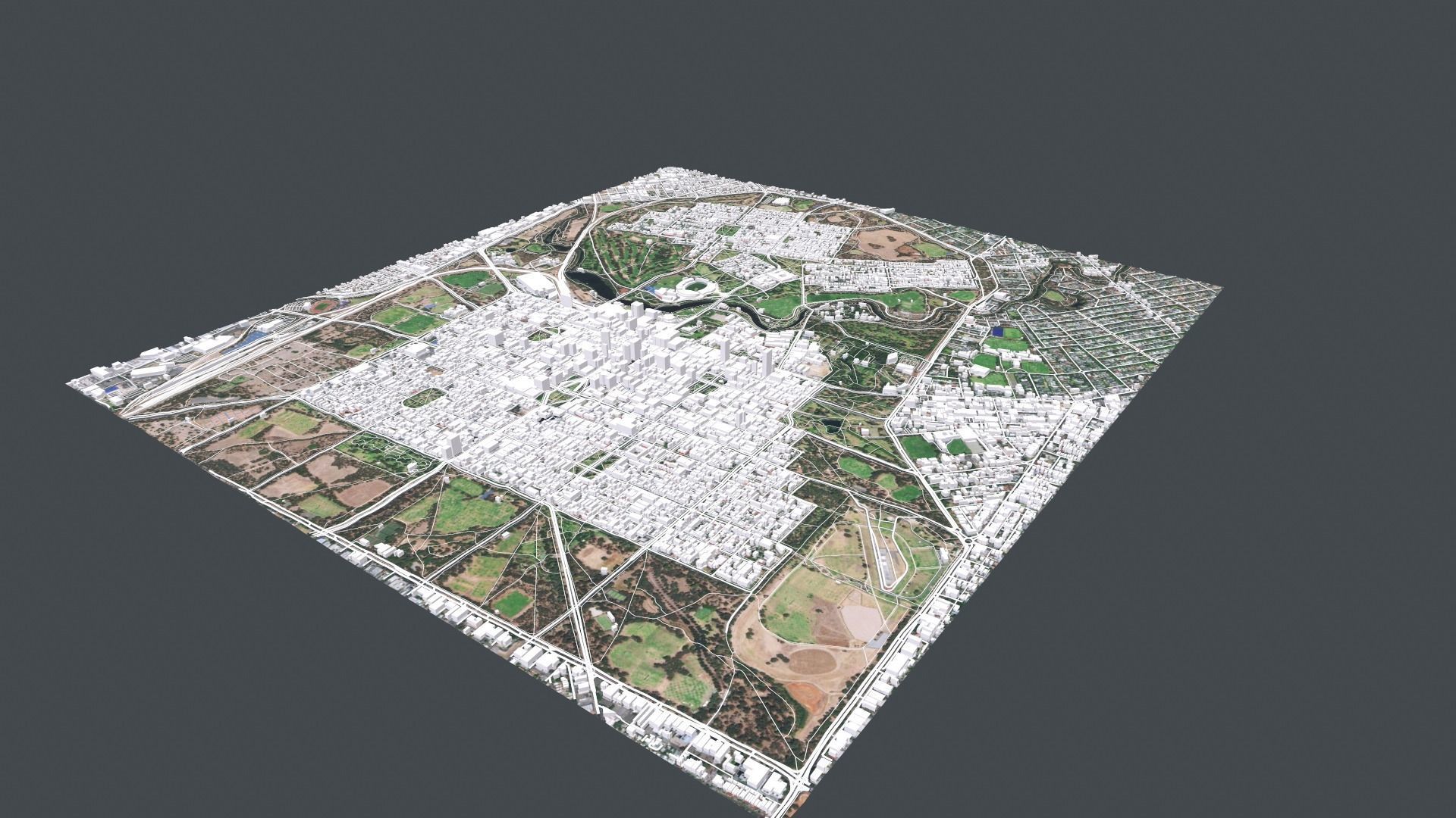 Cityscape Adelaide Australia 3D model_13