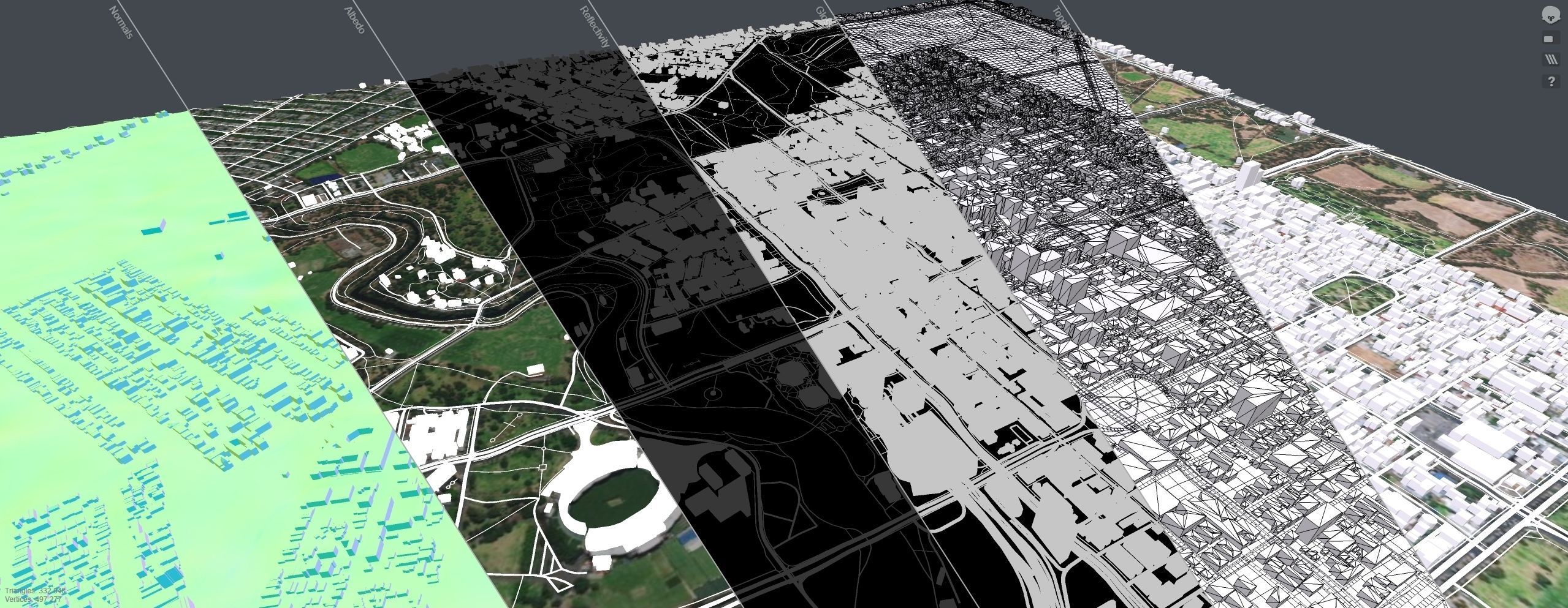 Cityscape Adelaide Australia 3D model_12