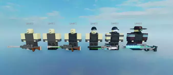ROBLOX Ranger Troop RBXM FILE Low-poly 3D model