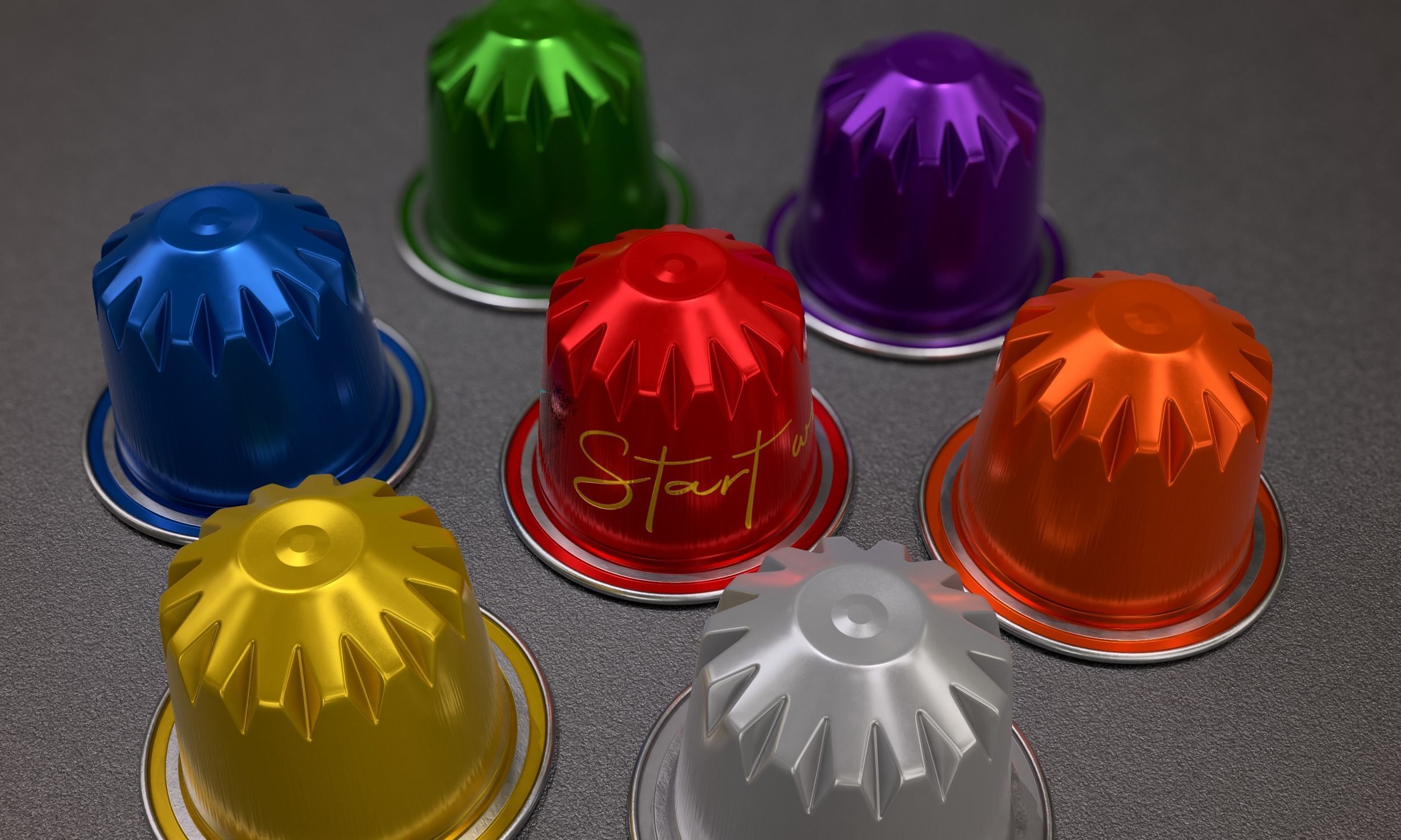 Nespresso - Compatible Capsule 3D model_3