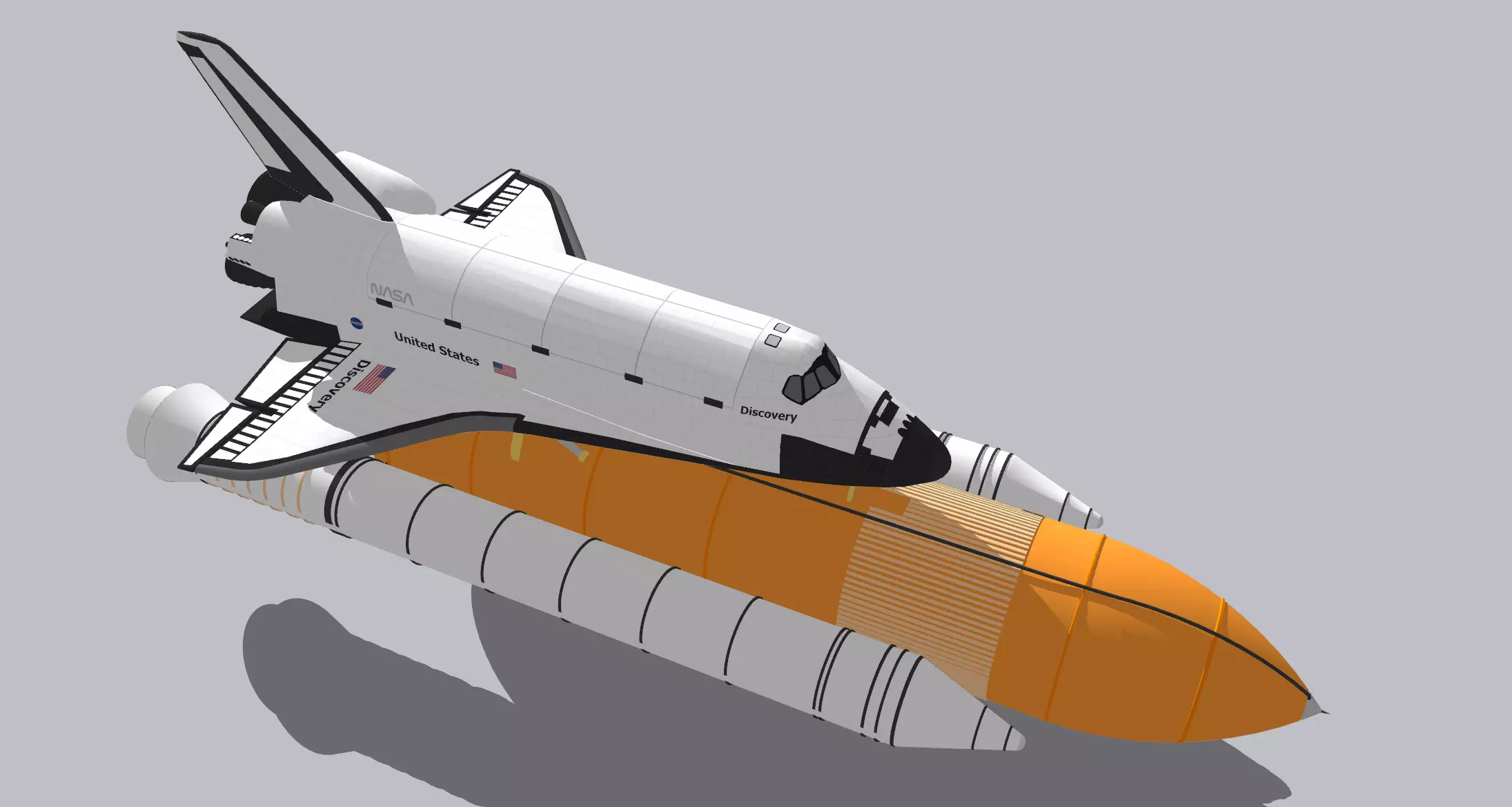 Discovery Space Shuttle 3D model