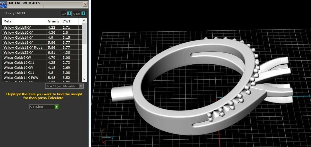 Double ring 1097 3D print model_2