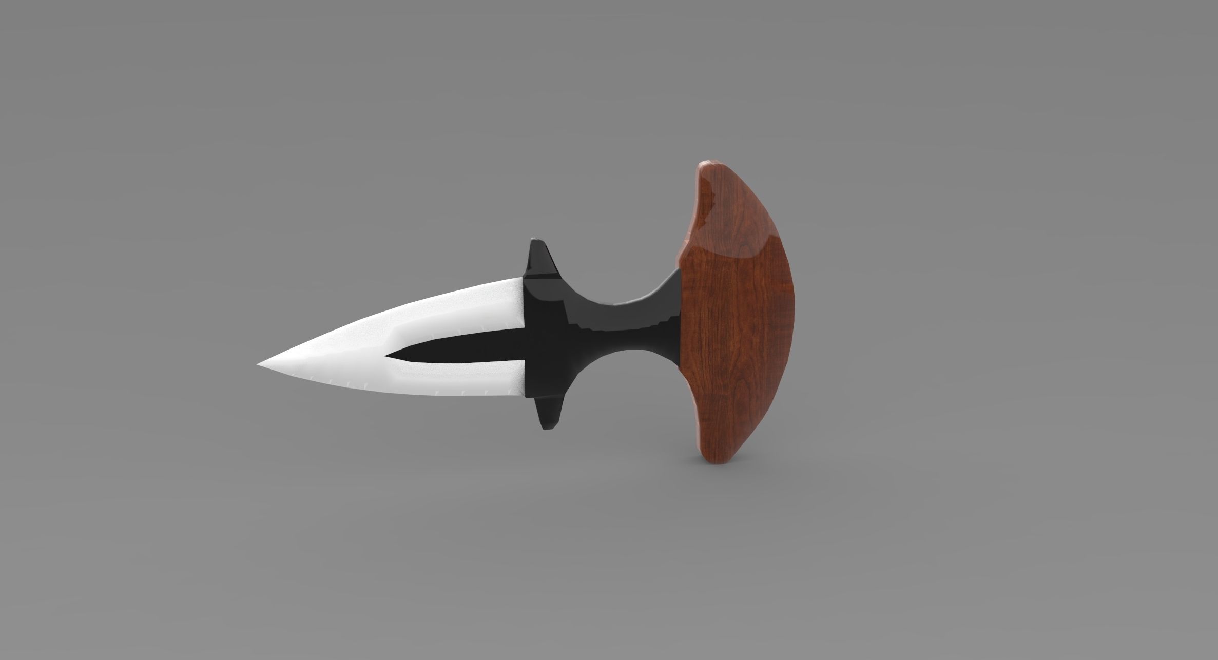 Dagger knives Low-poly 3D model_5