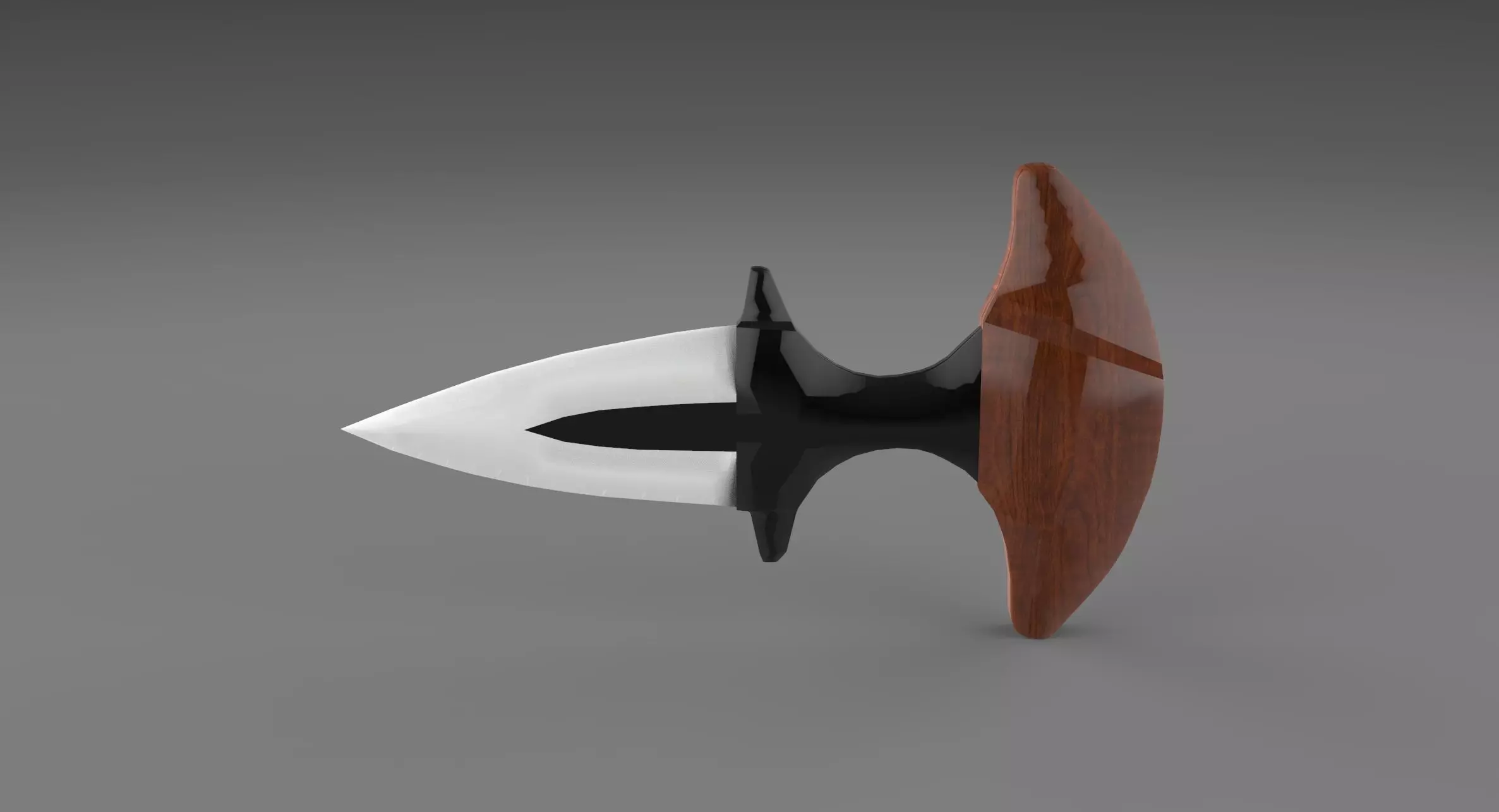Dagger knives Low-poly 3D model_0