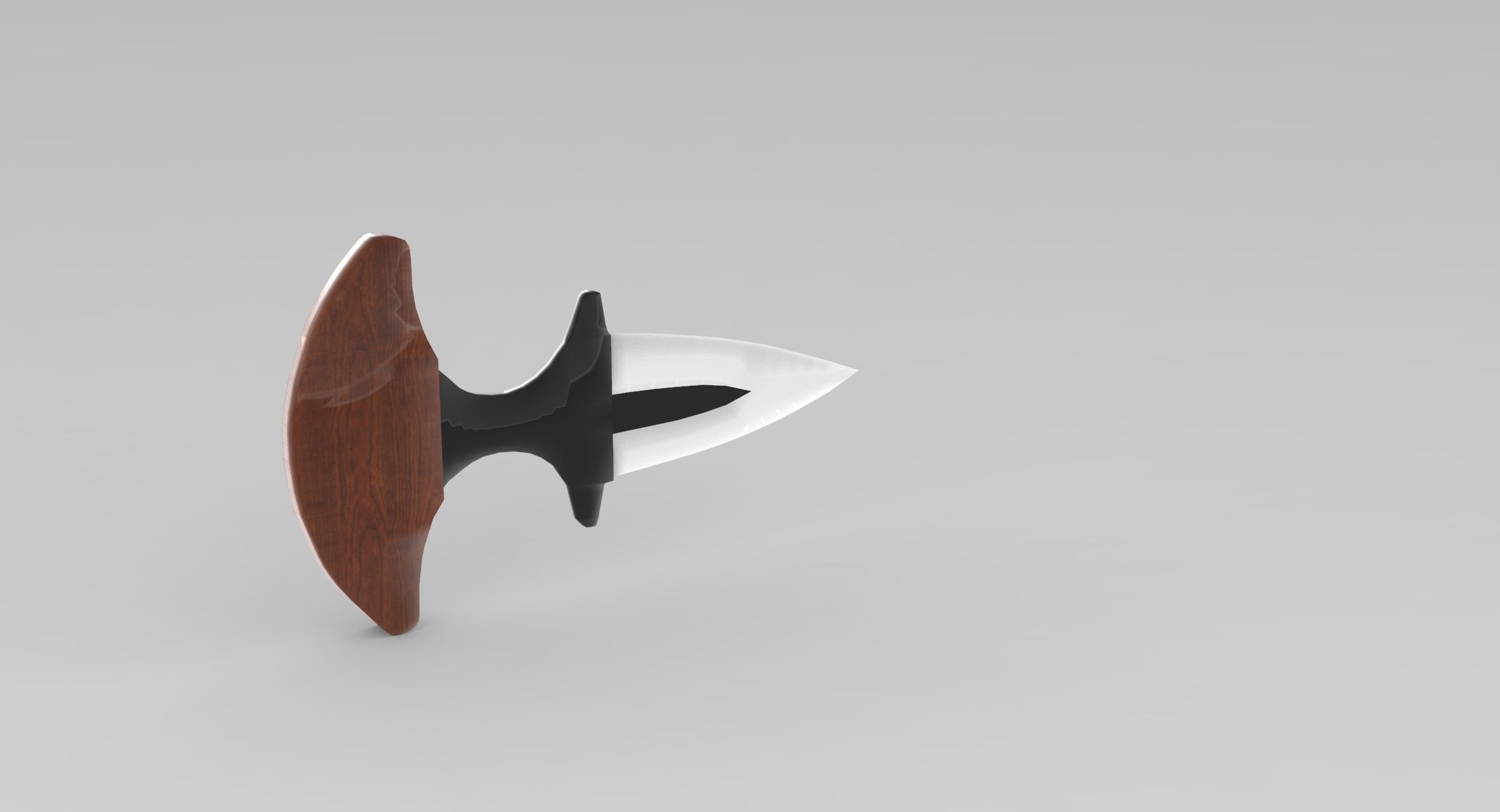 Dagger knives Low-poly 3D model_2