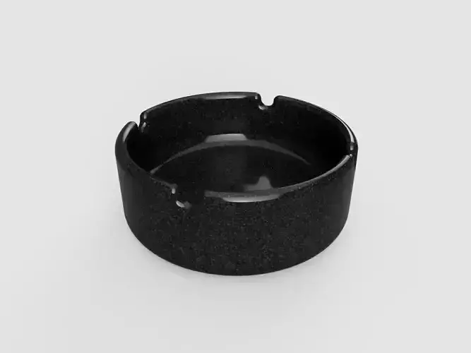 Simple ashtray Low-poly 3D model